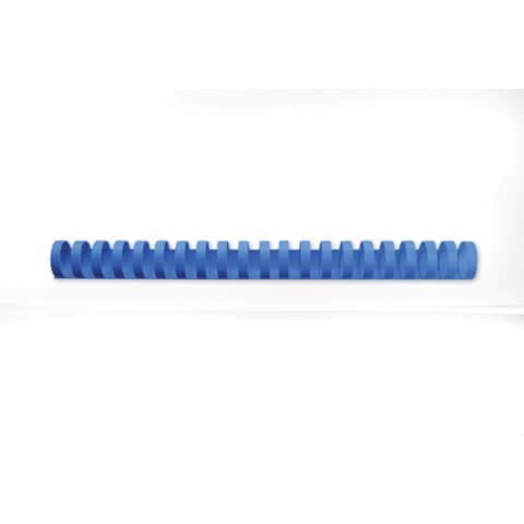 Dorsi plastici CombBind a 21 anelli - 16 mm A4 - fino a 145 fogli - conf da 100 dorsi GBC blu - 4028620